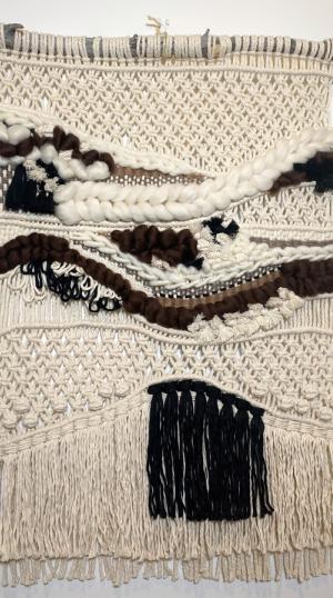 Macraweaving seinävaate