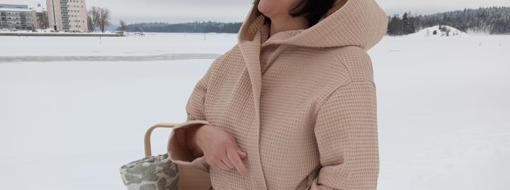 Kylpytakki itse ommellen