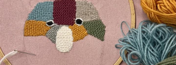 mosaiikkikirjontaa_villalangoilla_taito_shop_kuopio